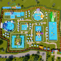 Experience Thrilling Water Adventures with Our Customized Inflatable Land Water Park