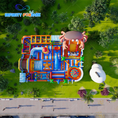 Customizable Oceanic Style Indoor/outdoor Inflatable Theme Park