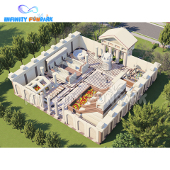 Explore the Ancient Greek Style Indoor & Outdoor Inflatable Theme Park!