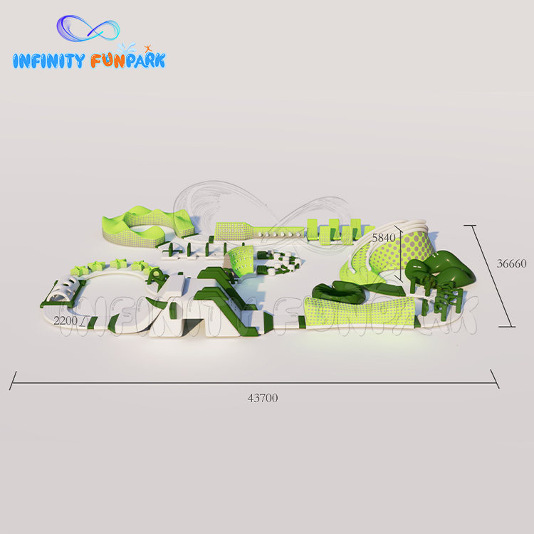 Introducing Aquatic Adventure: Our Innovative Custom Inflatable Water Park