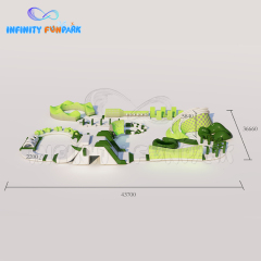 Introducing Aquatic Adventure: Our Innovative Custom Inflatable Water Park