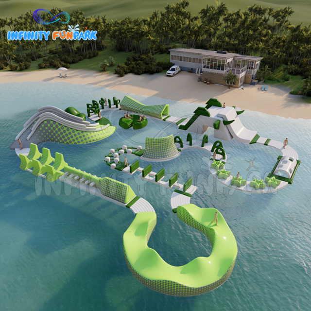 Introducing Aquatic Adventure: Our Innovative Custom Inflatable Water Park
