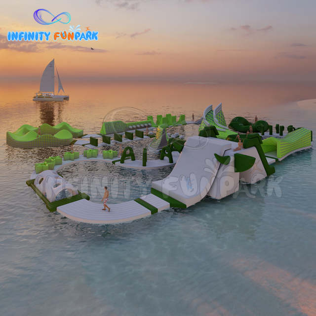 Introducing Aquatic Adventure: Our Innovative Custom Inflatable Water Park