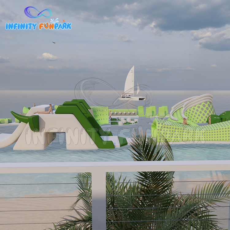 Introducing Aquatic Adventure: Our Innovative Custom Inflatable Water Park