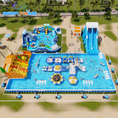 Infinity Funpark Brings Land-Based Water Park Fun to Bulgaria: A Family-Friendly Inflatable Oasis