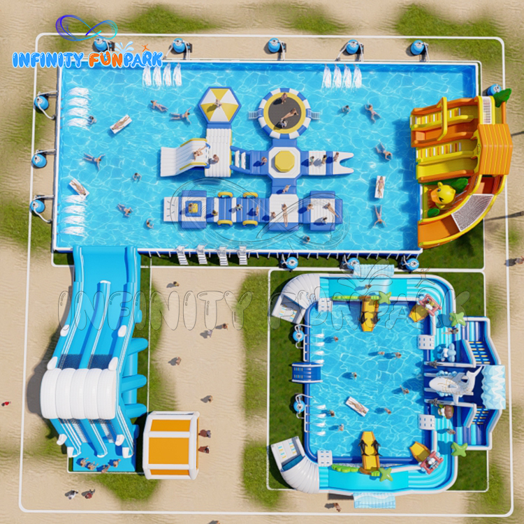 Infinity Funpark Brings Land-Based Water Park Fun to Bulgaria: A Family-Friendly Inflatable Oasis