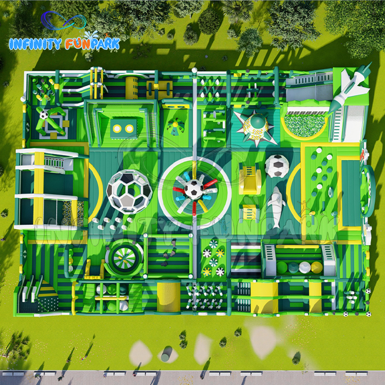 Infinity Funpark Kicks Off Inflatable Football Fun: Score with Our Exciting Theme Park