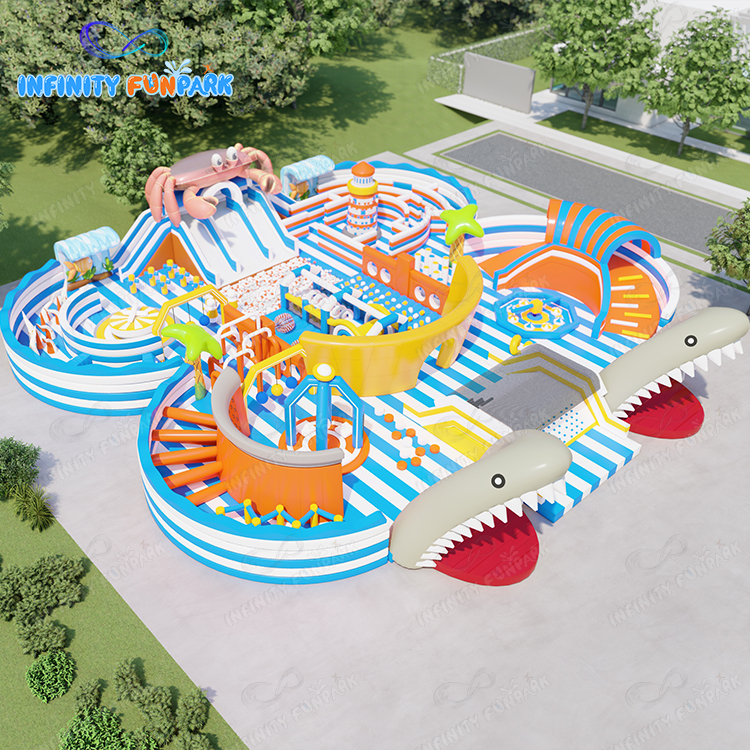 Embark on an Ocean Adventure: Experience Our Marine-Themed Inflatable Theme Park