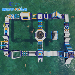 Custom Inflatable Water Park | Climbing Ladders, Obstacles, Balance Balls, and More