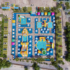 Unlimited Fun at the Land Water Park—Pirate Ship, Octopus, and Submarine-Themed Pools