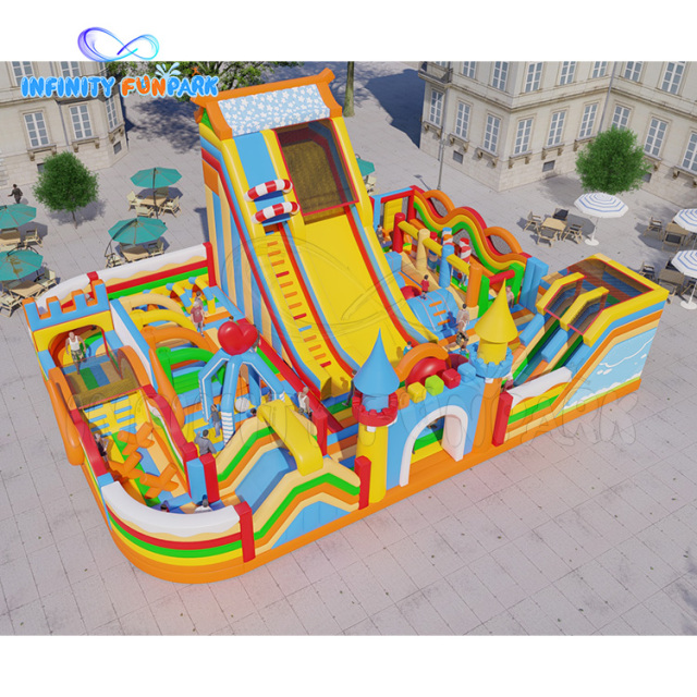 Custom Inflatable Theme Park for UAE Client - A Safe Choice for Family Entertainment