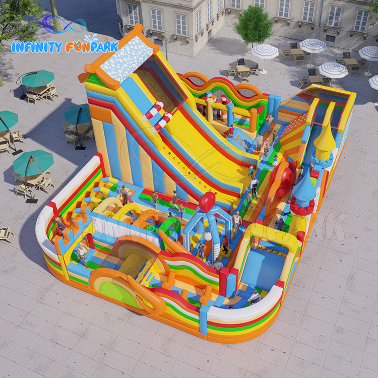 Custom Inflatable Theme Park for UAE Client - A Safe Choice for Family Entertainment