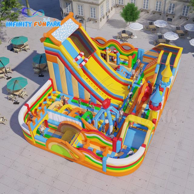 Custom Inflatable Theme Park for UAE Client - A Safe Choice for Family Entertainment