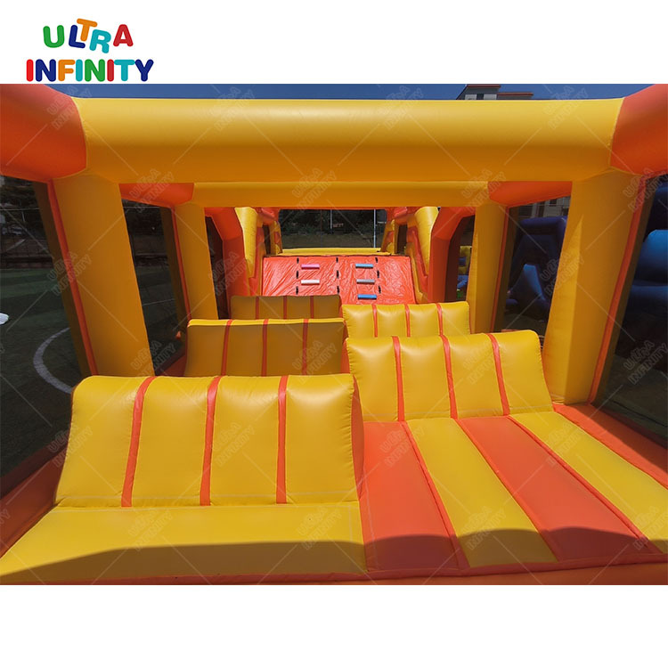 Inflatable Bouncer Jumping Giant Sport Obstacle Course Run Theme Park