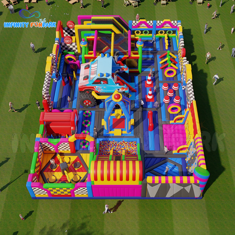 Inflatable Theme Park丨Inflatable Go-Kart Kingdom丨Infinity Funpark