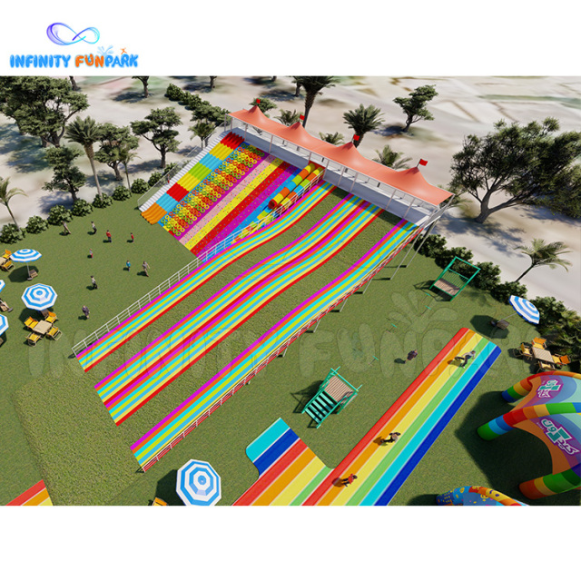 Giant Inflatable Theme Park丨Inflatable of Colorful Fun丨Infinity Funpark