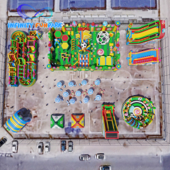 Giant Inflatable Theme Park丨Giant Soccer Fun with Slides, Obstacles & Tents丨Infinity Funpark