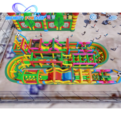 Giant Inflatable Theme Park丨Giant Soccer Fun with Slides, Obstacles & Tents丨Infinity Funpark