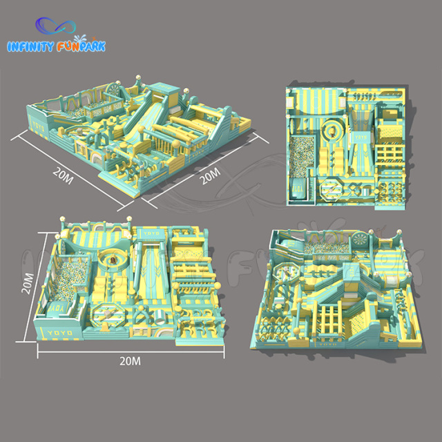 Fun Time Inflatable Indoor Amusement Theme Playground Park