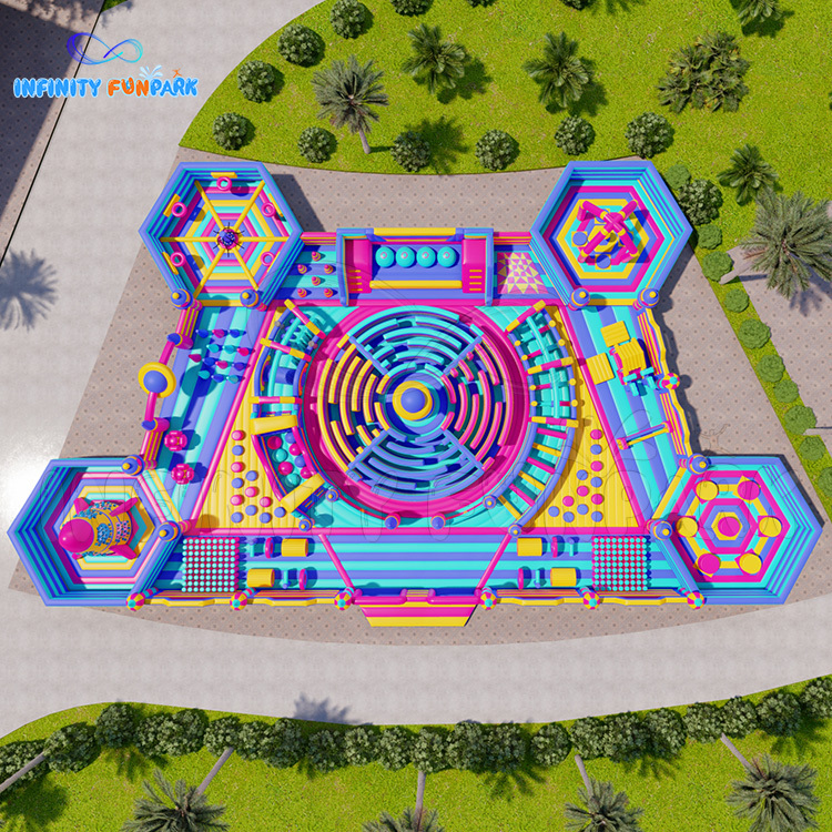 Customized Inflatable Theme Park Playground Games Indoor & Outdoor Fun Park