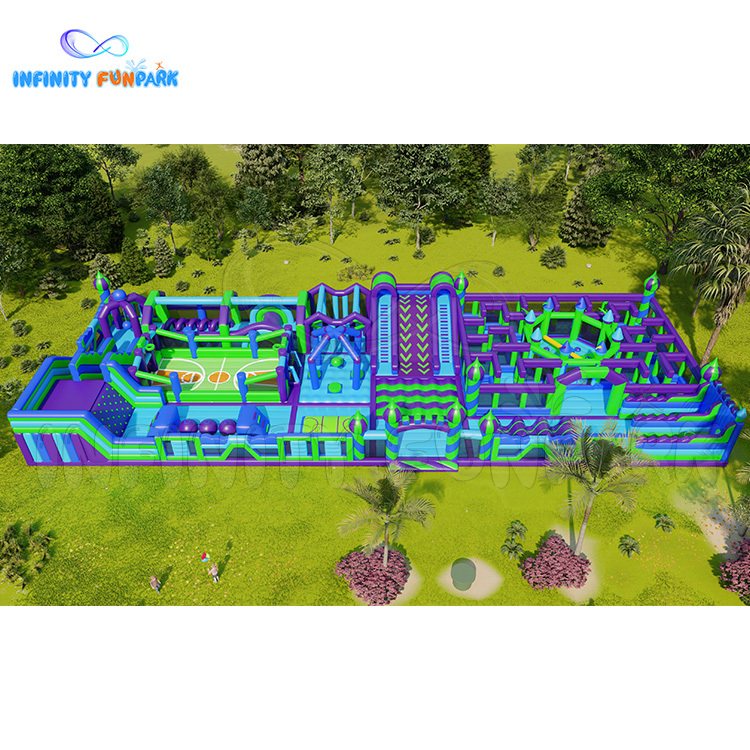 Inflatable Theme Park Indoor & Outdoor Park On Land Inflatable Bouncer Jumping