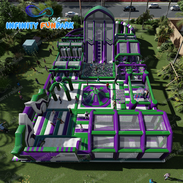 Inflatable Indoor & Outdoor Theme Park Kids and Adults Theme Park Inflatable Park on Land