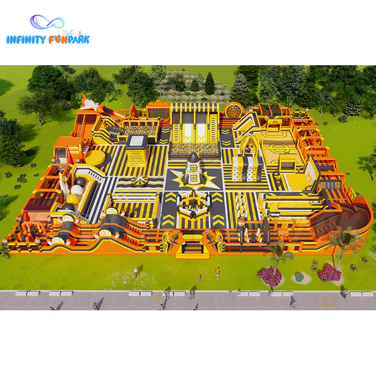 Inflatable Playground Two Thousand Square Amusement Park Customized Theme Park