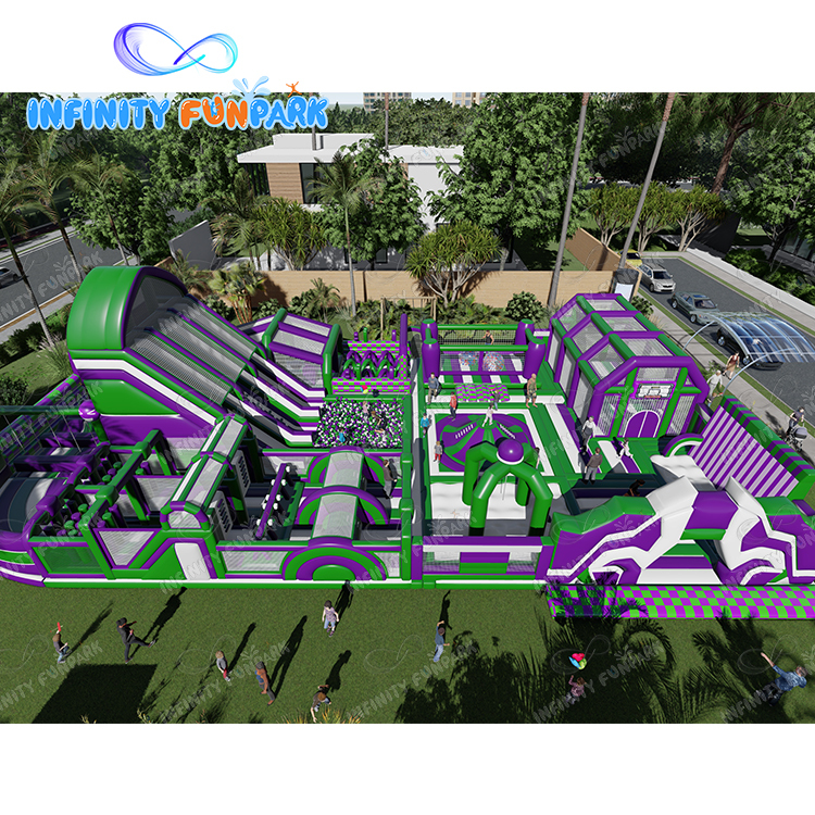 Inflatable Indoor & Outdoor Theme Park Kids and Adults Theme Park Inflatable Park on Land