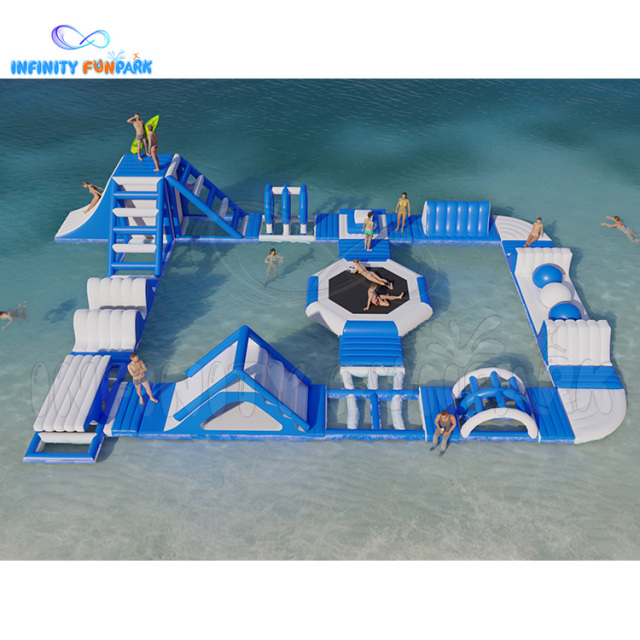 Inflatable Lake Water Park Floating Amusement Business Vacation Project | Infinity Funpark