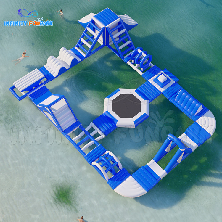 Customized Inflatable Lake Water Park Design Commercial Beach Water Park