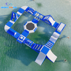 Customized Inflatable Lake Water Park Design Commercial Beach Water Park