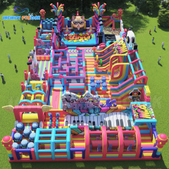 Inflatable Theme Park | Musical Bounce, Climb & Slide | Infinity Funpark