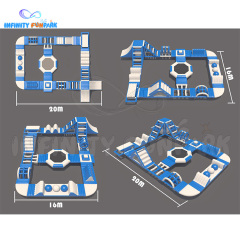 Inflatable Lake Water Park Floating Amusement Business Vacation Project | Infinity Funpark