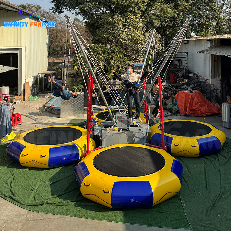 4-Person Bungee Inflatable Jumping Game | Inflatable Accessories | Infinity Funpark
