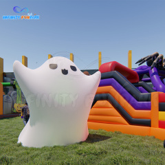 Big Bounce | Halloween Inflatable Theme Park with Slides & Ghost Decor | Infinity Funpark
