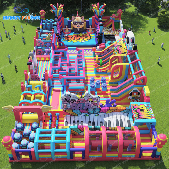 Inflatable Theme Park | Animal Concert Inflatable Park | Infinity Funpark