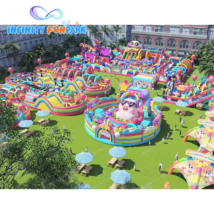 Animal Concert Inflatable Theme Park | Big Bounce Fun | Infinity Funpark