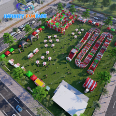 Giant Big Bounce Inflatable Park | Obstacle Course & Full Set Solutions | Infinity Funpark