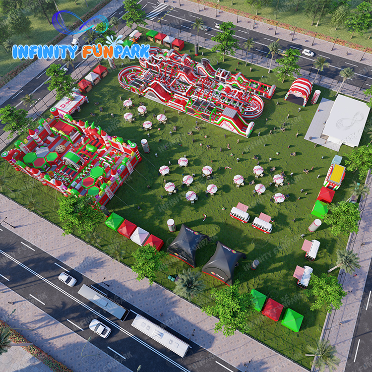 Giant Big Bounce Inflatable Park | Obstacle Course & Full Set Solutions | Infinity Funpark