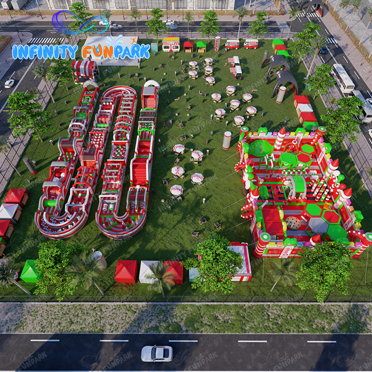 Giant Big Bounce Inflatable Park | Obstacle Course & Full Set Solutions | Infinity Funpark