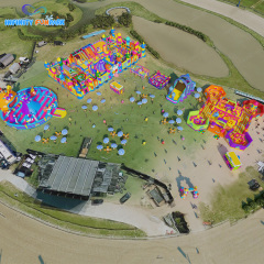 Monster-Themed Big Bounce Inflatable Park | Giant Bounce City | Infinity Funpark