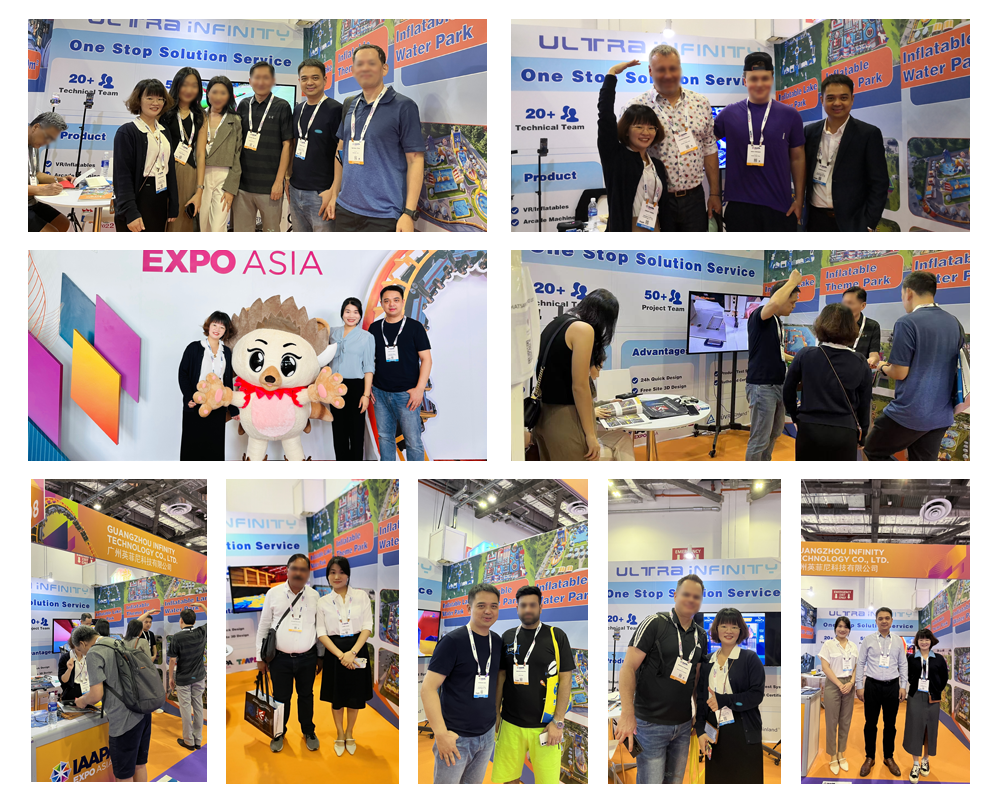 Infinity Funpark award-winning soft play structures at IAAPA Singapore 2023 emphasizing safety innovation and creative design