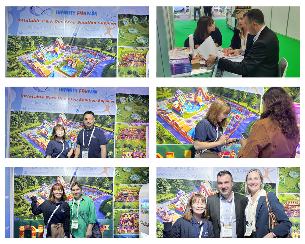 Infinity Funpark exhibition at DEAL Show Dubai 2024 presenting custom entertainment solutions for luxury family entertainment centers