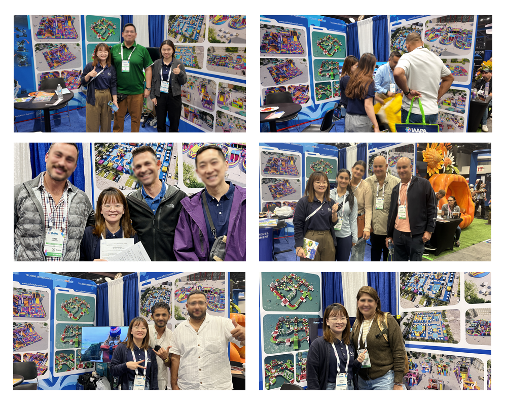 Infinity Funpark exhibit at IAAPA Orlando 2024 unveiling innovative playground concepts to North American attractions industry