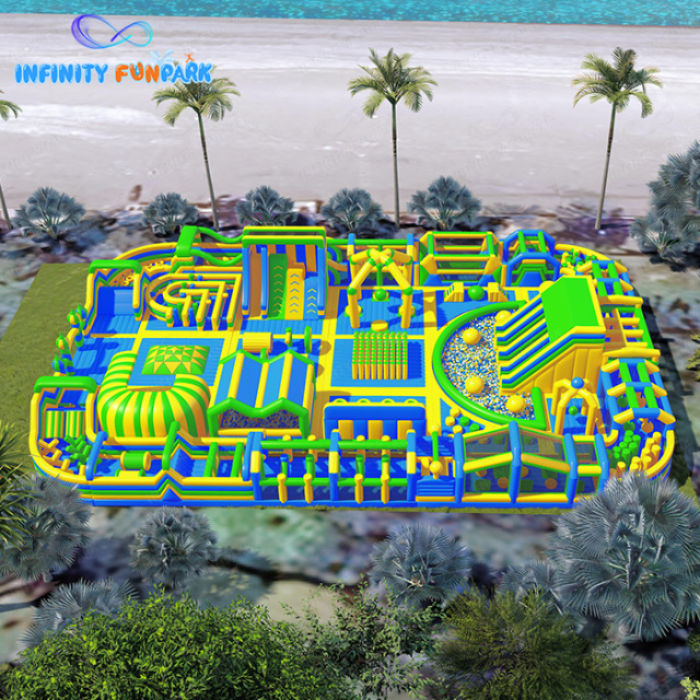 600㎡ Inflatable Theme Park | Slides, Obstacle Course & Bounce Zone | Infinity Funpark
