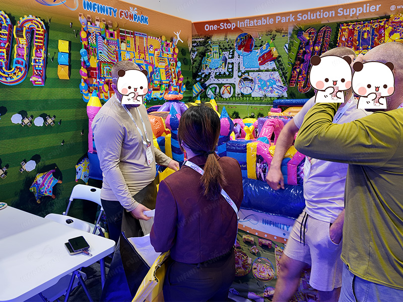 Client engagement and inflatable park solutions presentation