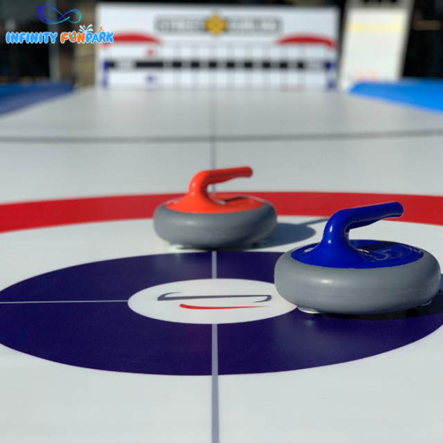 Inflatable Express Rink | Interactive Inflatable Ice Curling Game ...