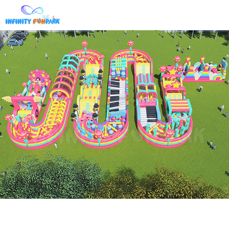 Inflatable Obstacle Course | Musical Bounce & Challenge Course | Infinity Funpark