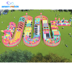 Inflatable Obstacle Course | Musical Bounce & Challenge Course | Infinity Funpark