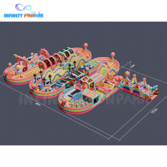 Inflatable Obstacle Course | Musical Bounce & Challenge Course | Infinity Funpark